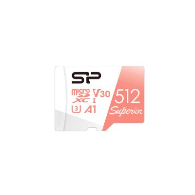 Silicon Power Superior, 512 GB, microSDXC, Flash memory class 10