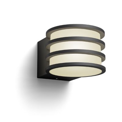 Philips Hue Lucca Wall Lantern, E27, 9 W, Warm white
