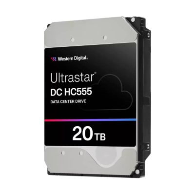 HDD, WESTERN DIGITAL, SAS3, 3.5 ", Buffer 512 MB, 7200 RPM, 20 TB, WUH722020CL5204 0B47749, Ultrastar DC HC555, 0B47749
