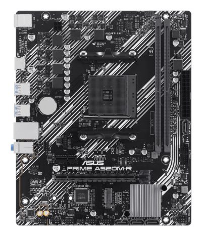 Processor family AMD A520, Processor socket 1 x Socket AM4, 2 DIMM slots - DDR4, ECC, unbuffered, Supported hard disk drive interfaces SATA-600 (RAID), 1 x M.2, Number of SATA connectors 4