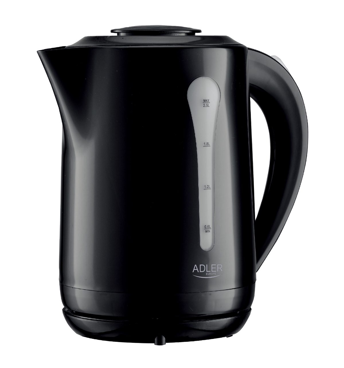 Kettle, AD 1244, Electric, 1850 W, 2.5 L, Plastic, 360° rotational base, Black