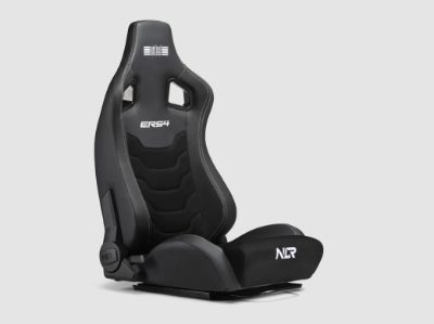 ERS4 Elite PU Leather & Suede Edition, Reclining Seat, PU Leather and Suede, Black