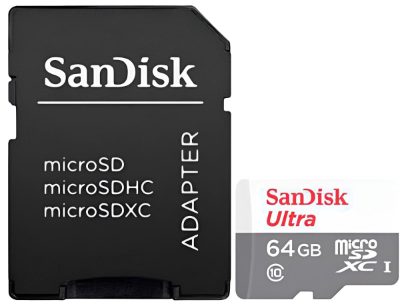 MEMORY MICRO SDXC 64GB UHS-I/SDSQUNR-064G-GN3MA SANDISK