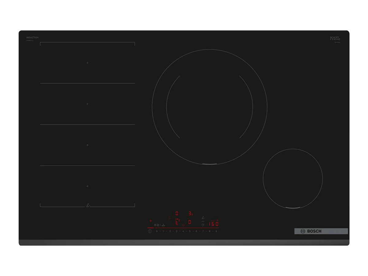 Hob, PXE831HC1E, Induction, Number of burners/cooking zones 4, Touch, Timer, Black