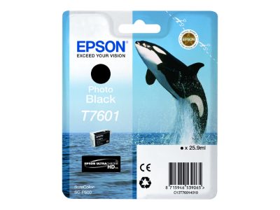 Epson T7601, Ink Cartridge, Black