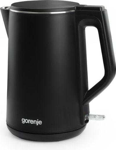 Kettle, K15DWBK, Electric, 2200 W, 1.5 L, Stainless steel, 360° rotational base, Black