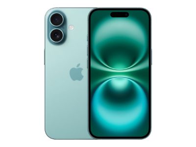 iPhone 16, Teal, 6.1 ", Super Retina XDR display, 2556 x 1179 pixels, A18, Internal RAM 8 GB, 128 GB, Dual SIM, 4G, Main camera resolution 48+12 MP, Secondary camera resolution 12 MP, iOS, 18
