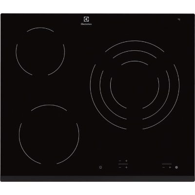 Electrolux keramiskā plīts virsma