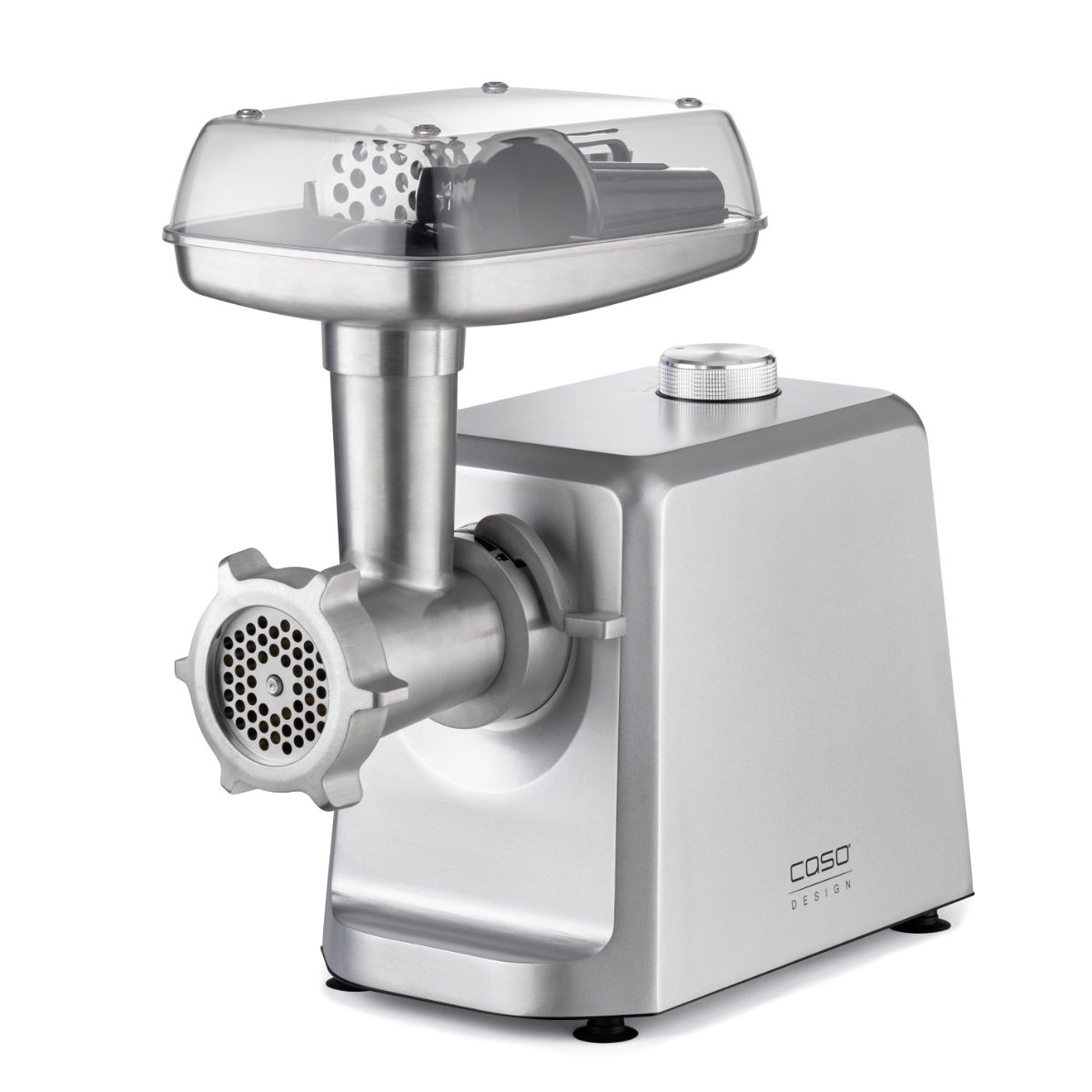 Meat Mincer, FW 2500, Stainless Steel, 2500 W, Number of speeds 2, Throughput (kg/min) 2.5, 3 stainless steel cutting plates (3 mm, 5 mm and 8 mm), Sausage filler, Cookie attachment with 4 moulds, Stuffer