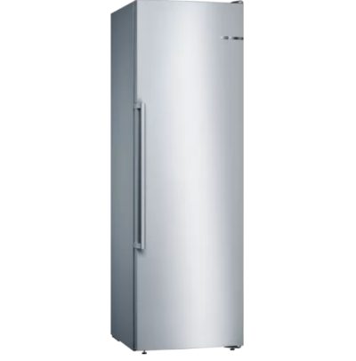 Freezer, GSN36AIDP, Energy efficiency class D, Upright, Free standing, Height 186 cm, Total net capacity 242 L, No Frost system, Stainless steel