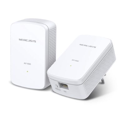 AV1000 Gigabit Powerline Starter Kit, MP500 KIT, 1000 Mbit/s, Ethernet LAN (RJ-45) ports 1