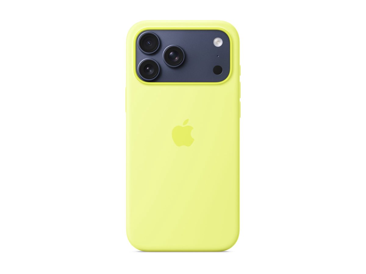 Apple iPhone 17 Pro Max Silicone Case with MagSafe – Neon Yellow, Apple