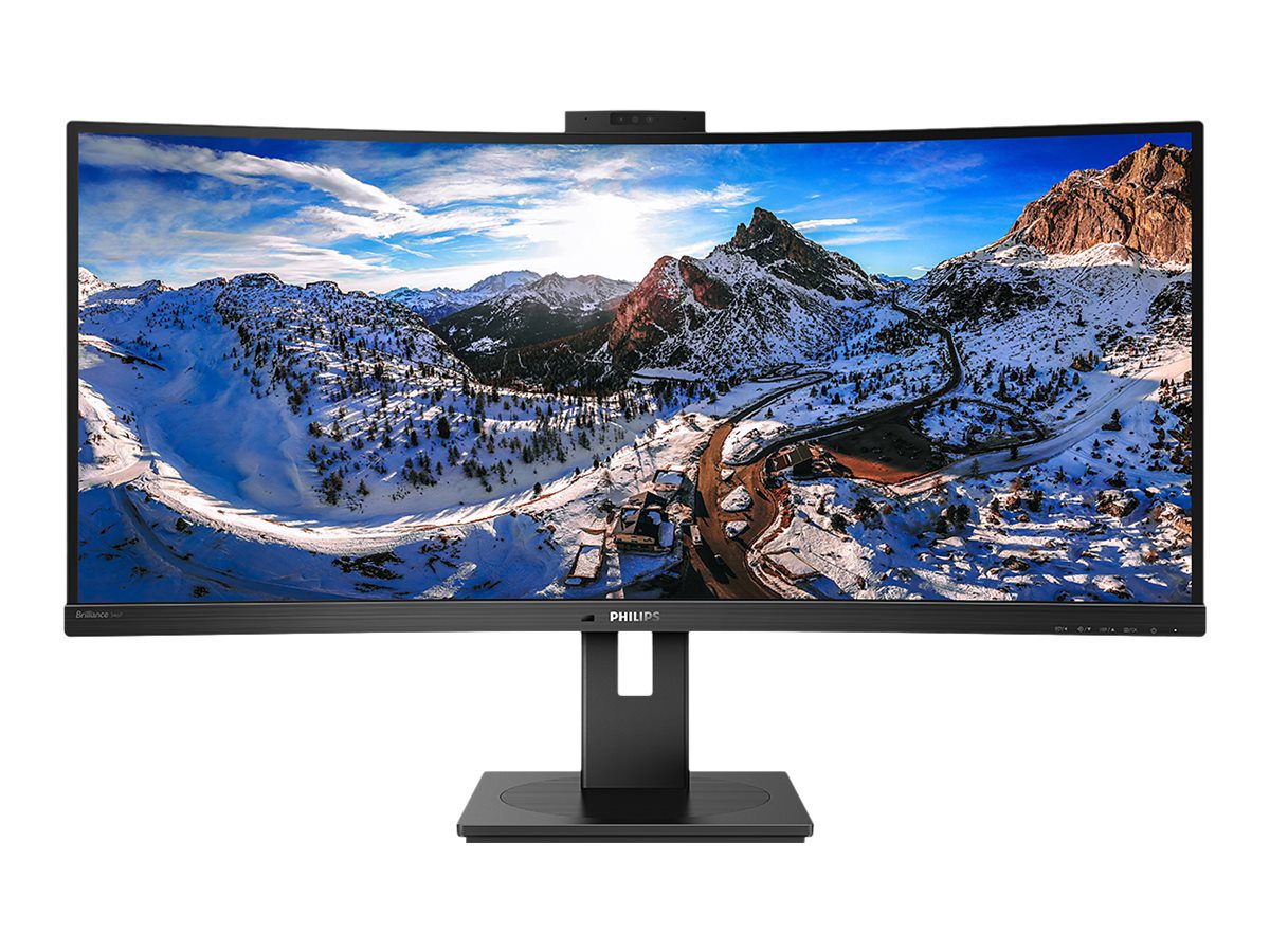 Curved UltraWide, 346P1CRH, 34  ", VA, WQHD, 21:9, 100 Hz, 4 ms, 3440 x 1440, 500 cd/m², HDMI ports quantity 1, Black, Warranty 24 month(s)
