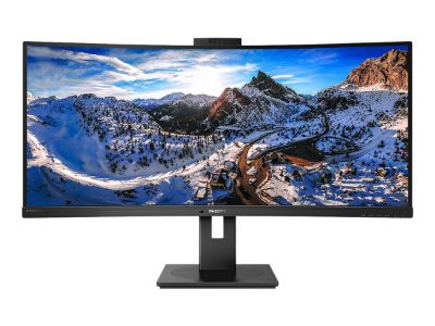 Curved UltraWide, 346P1CRH, 34  ", VA, WQHD, 21:9, 100 Hz, 4 ms, 3440 x 1440, 500 cd/m², HDMI ports quantity 1, Black, Warranty 24 month(s)