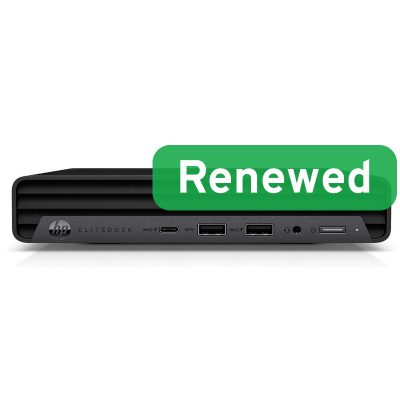 HP Renewed Grade B, ProDesk 800 G6, Intel Core i5, i5-10500, 16 GB, SSD, 256 GB, Intel UHD Graphics 630, Windows 11 Pro