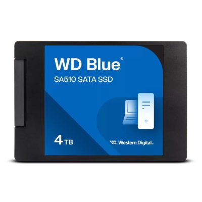 SSD, SANDISK, Blue SA510, POWERED BY SANDISK, 4000 GB, Serial ATA, Write speed 520 MB/s, Read speed 560 MB/s, 2.5", WDS400T3B0A