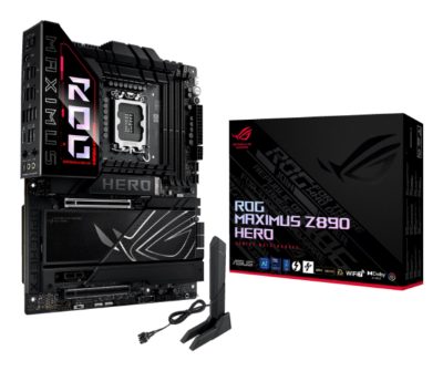 Asus ROG MAXIMUS Z890 HERO, Processor family Intel, Processor socket LGA1851, DDR5, Supported hard disk drive interfaces M.2, SATA, Number of SATA connectors 4