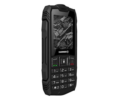 Rock, Black, 2.4 ", TFT, 32 MB, Dual SIM, Bluetooth, 3.0, Main camera resolution 0.3 MP, 1800 mAh
