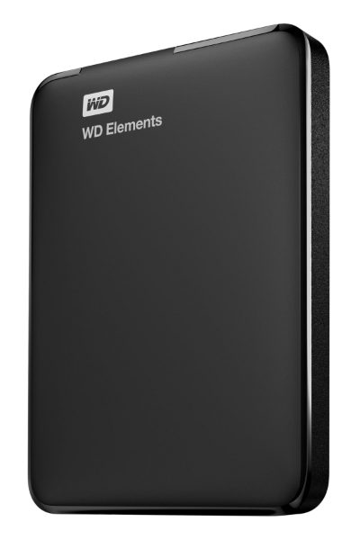 External HDD, WESTERN DIGITAL, Elements Portable, 4TB, USB 3.0, Colour Black, WDBU6Y0040BBK-WESN