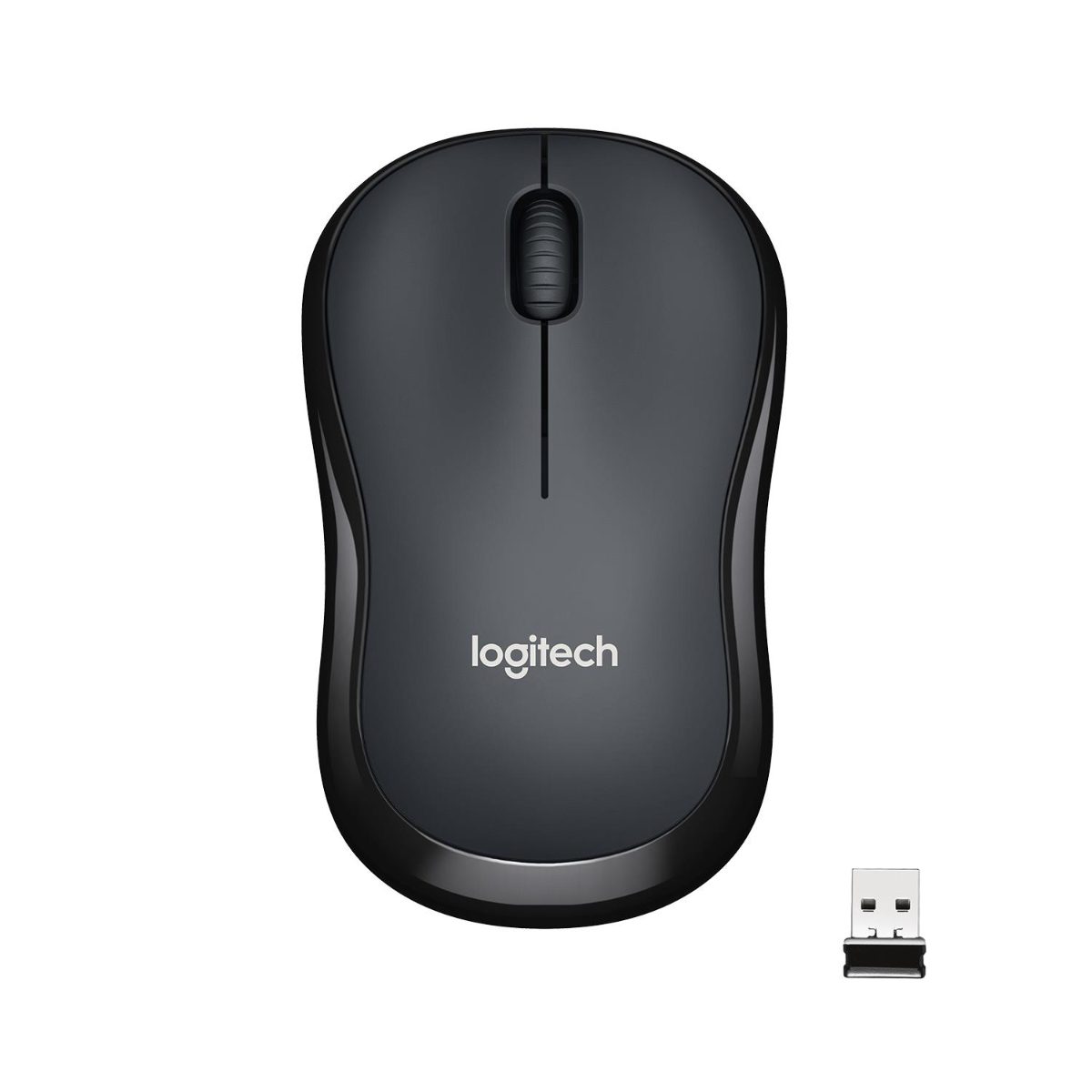 Mouse, M220 SILENT, Wireless, USB, Charcoal