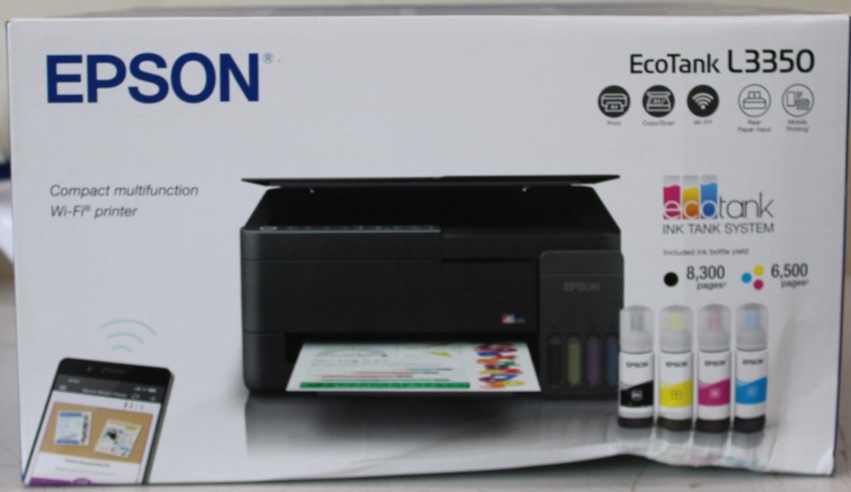 Epson EcoTank L3350 Multifunctional Printer, SALE OUT., Epson EcoTank, L3350, Inkjet, Colour, Multifuction Printer, A4, Wi-Fi, Black