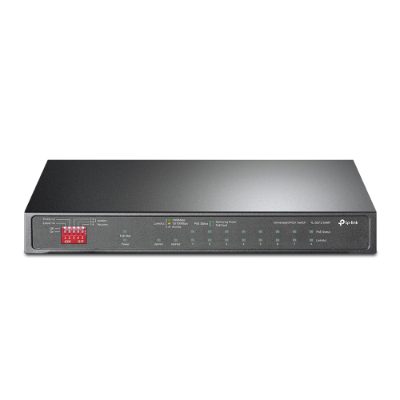 10-Port Gigabit Easy Smart Switch with 8-Port PoE+, TL-SG1210MP, Unmanaged, Desktop, Power supply type External, 60 month(s)