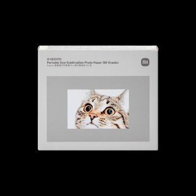 Xiaomi Portable Dye-Sublimation Photo Paper Stickers (50 Sheets), Stickers, 2x3-inch