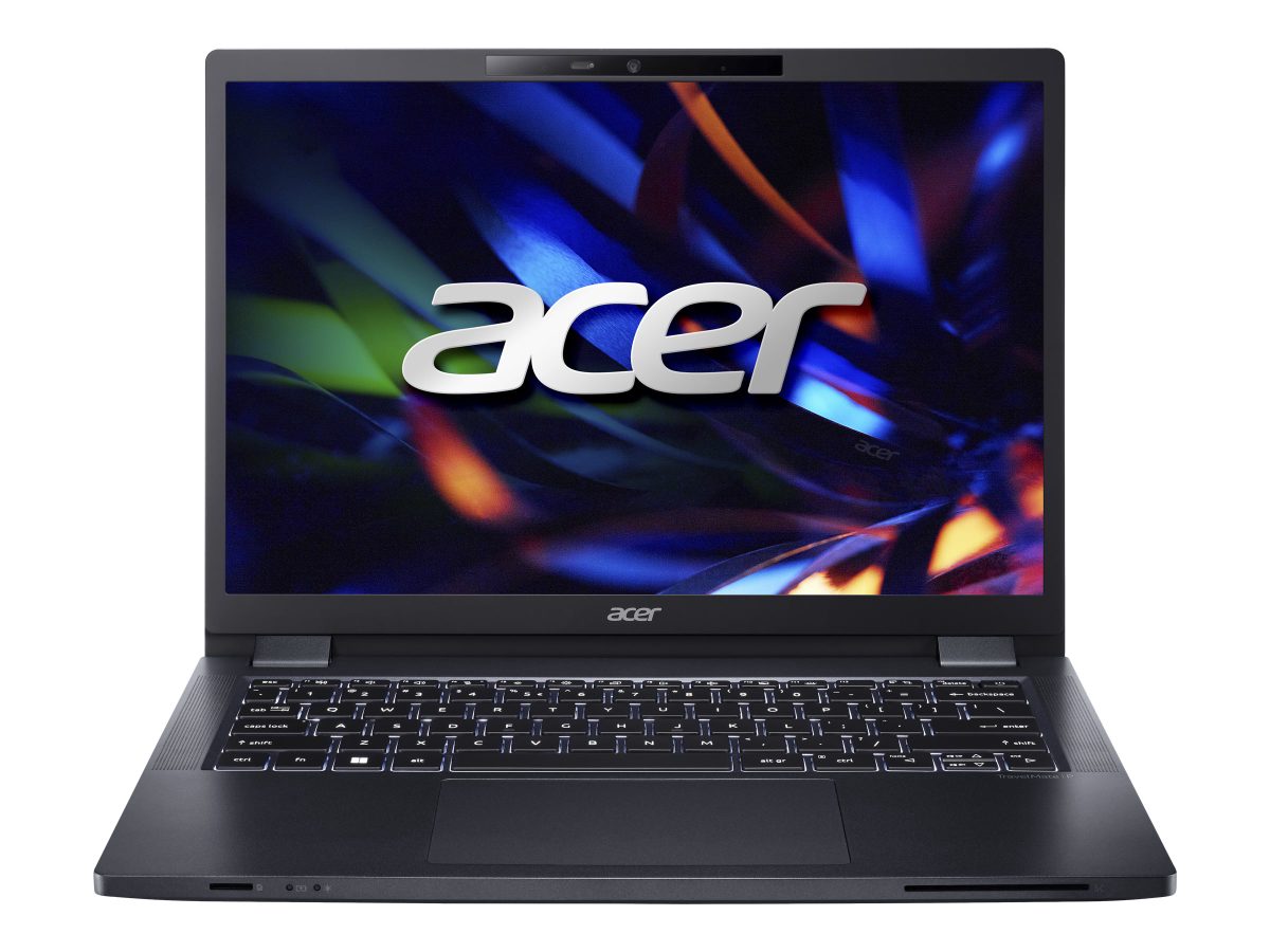 TravelMate, TMP414-53-TCO-52H8, Black, 14 ", WUXGA, 1920 x 1200 pixels, Intel Core i5, i5-1335U, 16 GB, DDR4 SDRAM, Solid-state drive capacity 512 GB, Intel UHD Graphics, Windows 11 Pro, 802.11ax, Keyboard language English, Keyboard backlit, Warranty 36 month(s)