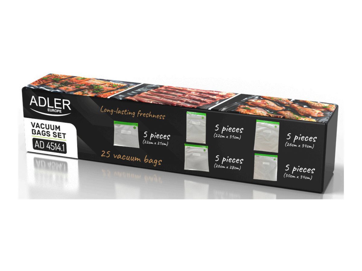 Adler AD 4514.1 Vacuum bags set, White, Adler