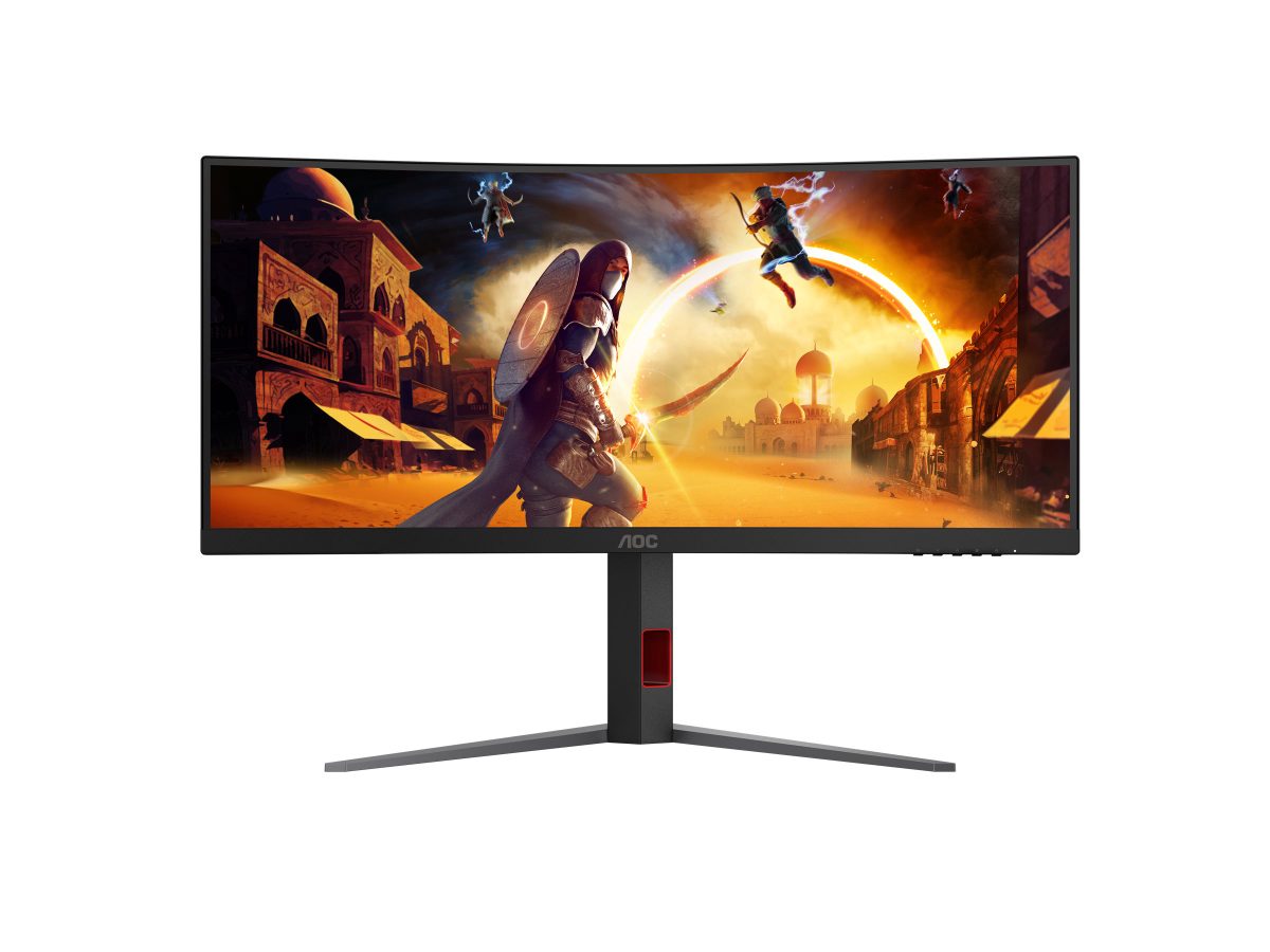 CU34G4, 34 ", Fast VA, UWQHD, 21:9, 180 Hz, 1 ms, 3440 x 1440 pixels, 300 cd/m², HDMI ports quantity 2, Black