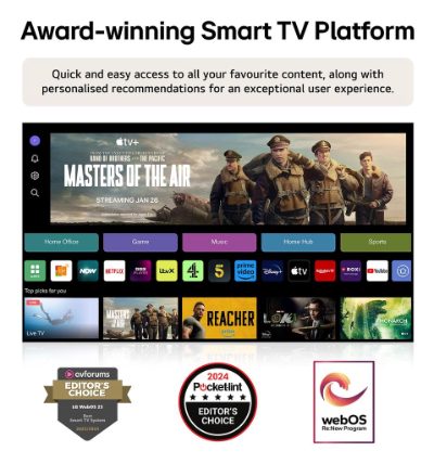 TV Set, LG, 32", Smart/FHD, 1920x1080, Wireless LAN, Bluetooth, webOS, 32LR60006LA