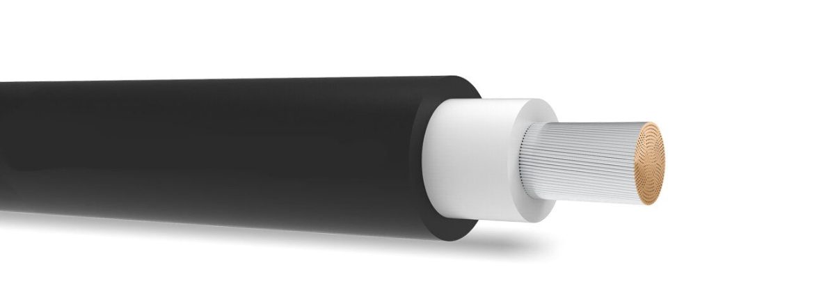 H1Z2Z2-K 1x6 Solar Cable, Black (500m)