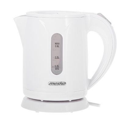 Kettle, MS 1376, Electric, 850 W, 0.8 L, Plastic, 360° rotational base, White