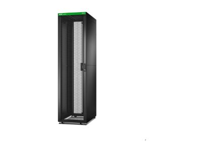 APC Easy Rack 600mm/48U/1000mm with Roof, Side panel,castors,feet and 4 Brackets, No Bottom, black, Schneider Electric