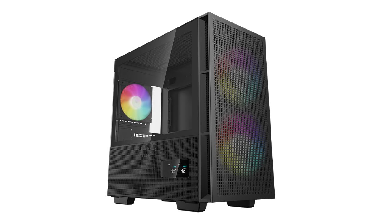 Deepcool CH360 Digital, Black, Mid Tower, ATX PS2