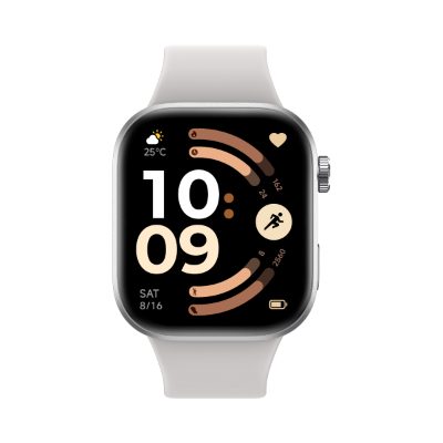 Xiaomi REDMI Watch 6, Smart watch, GPS (satellite), AMOLED, 2.07", Waterproof, Silver Gray