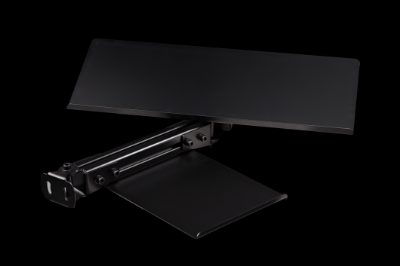 Keyboard and Mouse Tray, Elite Black Edition, Black