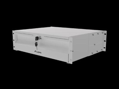 Lanberg 19" Drawer 3U/483x360 mm max load capacity up to 90 kg  4 point assembly, Grey, Lanberg