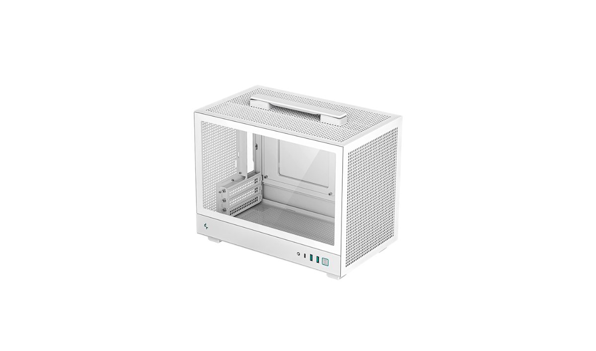 Deepcool Ultra-portable Case, CH160 WH, White, Mini-ITX, ATX PS2