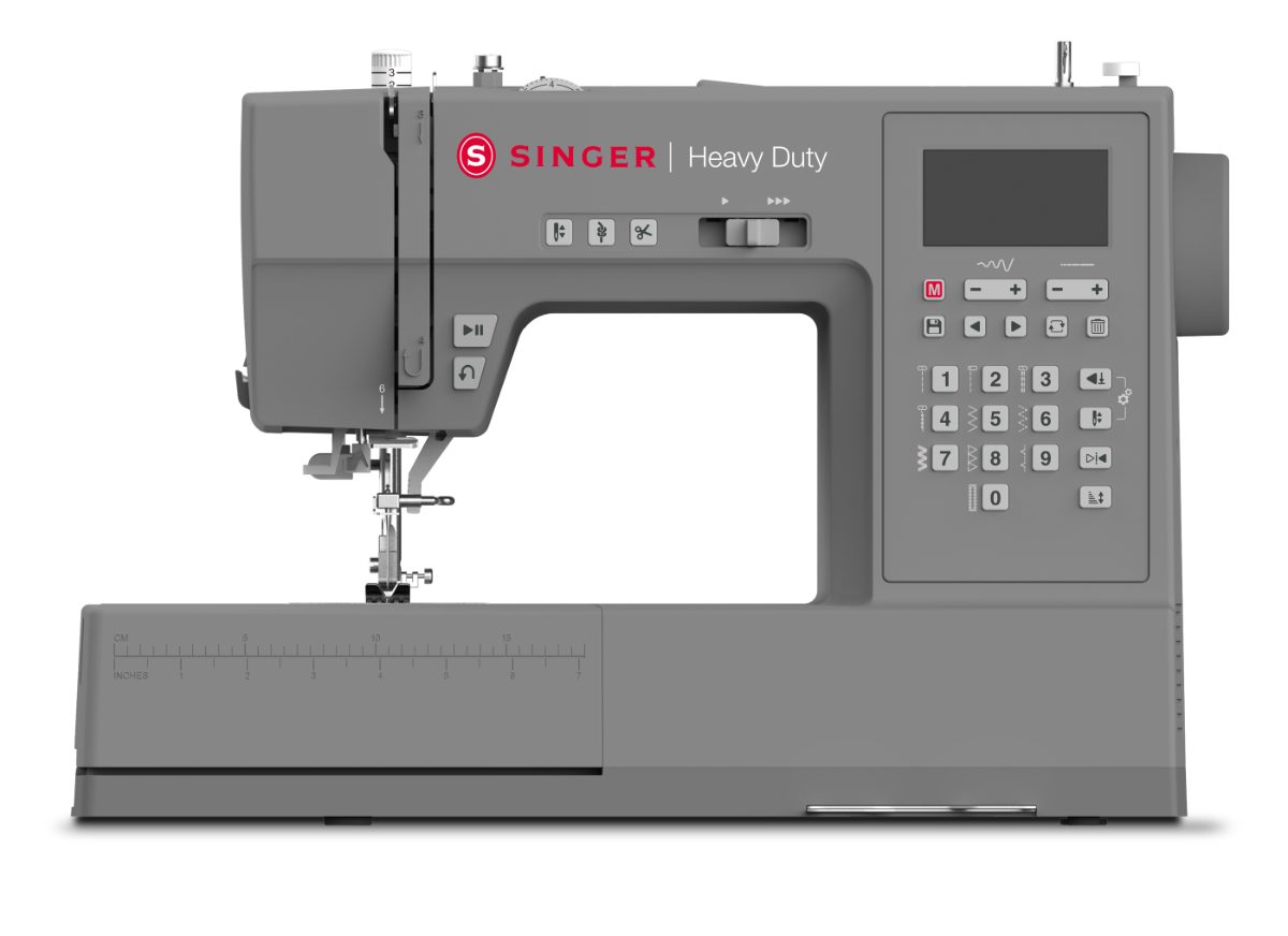 Computerized Sewing Machine, HD6805C Heavy Duty, Number of stitches 586, Number of buttonholes 9, Grey