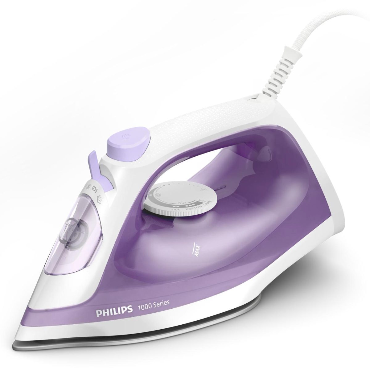 PHILIPS 1000 sērijas Tvaika gludeklis, 1800W, violets