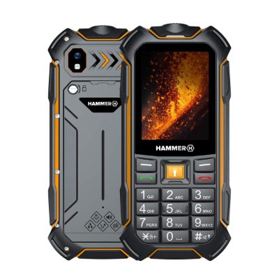 Hammer Boost 2 LTE, Black, 2.4 ", IPS, 64 MB, 128 MB, Dual SIM, 3G, Main camera resolution 2 MP, 3500 mAh