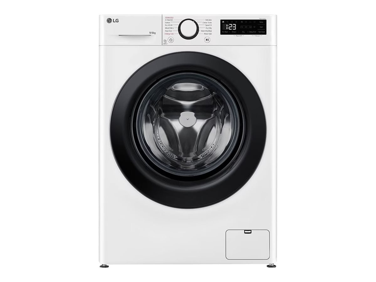 Washing machine with dryer, F4DR509SBW, Energy efficiency class A, Front loading, Washing capacity 	9 kg, 1400 RPM, Depth 55 cm, Width 60 cm, Display, Rotary knob + LED, Drying system, Drying capacity 6 kg, Steam function, Direct drive, White