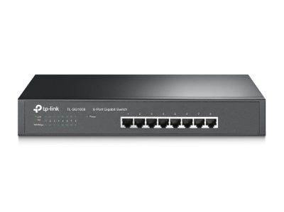 8-Port Gigabit Switch, TL-SG1008, Unmanaged, Desktop/Rackmountable