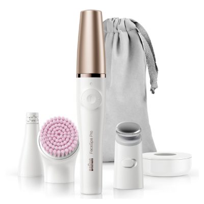 Braun Epilator with accessories, SE912 FaceSpa Pro, Number of power levels 1, Wet & Dry, White