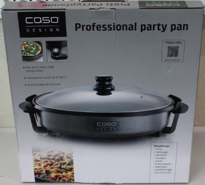 Caso Professional Party Pan, 1500 W, Grey, Caso, Professional Party Pan, 1500 W, Number of programs 1, Grey