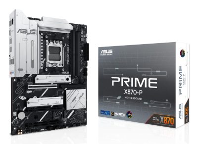 Mainboard, ASUS, AMD X870, SAM5, ATX, Memory DDR5, Memory slots 4, 3xPCI-Express 4.0 16x, 1xPCI-Express 5.0 16x, 4xM.2, 1xHDMI, 4xUSB 2.0, 4xUSB 3.2, 2xUSB-C, 1xRJ45, 3xAudio port, PRIMEX870-P