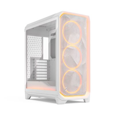 Fractal Design Meshify 3, Ambience Pro RGB White TG Clear Tint, ATX