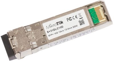 S+31DLC10D, SFP+, Single-Mode Fiber, Dual LC, 10/100/1000/10000 Mbit/s, Wavelength 1310 nm, Maximum transfer distance 10000 m, -40 to +70C