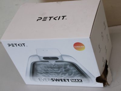 Petkit P4115 Eversweet Max (CT-W3), PETKIT Drinking Fountain, Eversweet Max, Capacity 3 L, Material  Food-grade ABS, White, DAMAGED PACKAGING, 22 month(s)